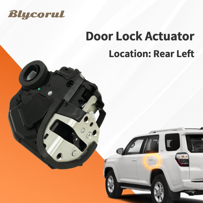 محرك تشغيل قفل الباب الجانبي الخلفي الأيسر من Blycorul متوافق مع Camry، 4Runner، Rav4، Lexus RX350 RX450h، Scion xB | يستبدل 931-405، 69060-33120 - Image 4